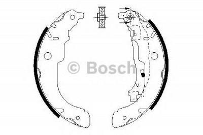 BOSCH 0986487721 -  Комплект тормозных колодок