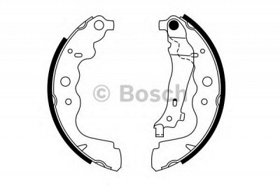 BOSCH 0986487754 -  Комплект тормозных колодок