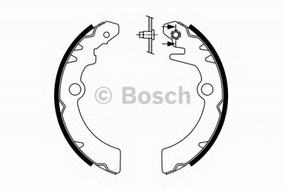 BOSCH 0986487760 -  Комплект тормозных колодок