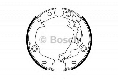 BOSCH 0986487761 -  Комплект тормозных колодок, стояночная тормозная система