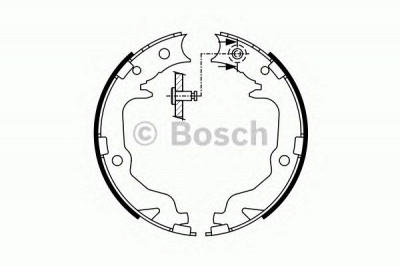 BOSCH 0986487766 -  Комплект тормозных колодок, стояночная тормозная система