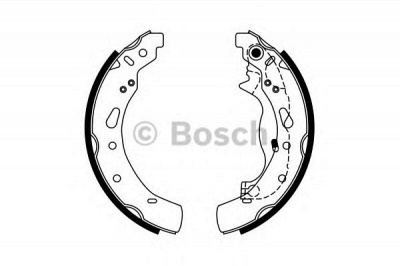 BOSCH 0986487767 -  Комплект тормозных колодок
