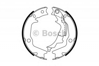 BOSCH 0986487768 -  Комплект тормозных колодок, стояночная тормозная система