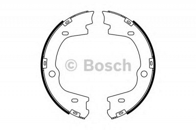 BOSCH 0986487778 -  Комплект тормозных колодок, стояночная тормозная система