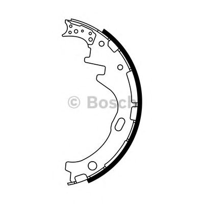 BOSCH 0986487784 -  Комплект тормозных колодок