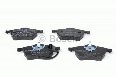 BOSCH 0986494018 -  Комплект тормозных колодок, дисковый тормоз