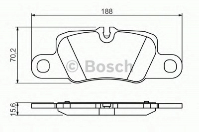 BOSCH 0986494431 -  Комплект тормозных колодок, дисковый тормоз