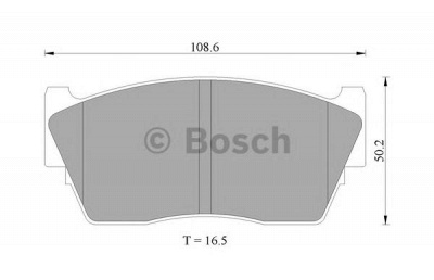 BOSCH 0986505740 -  Комплект тормозных колодок, дисковый тормоз