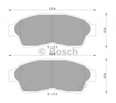 BOSCH 0986505962 -  Комплект тормозных колодок, дисковый тормоз