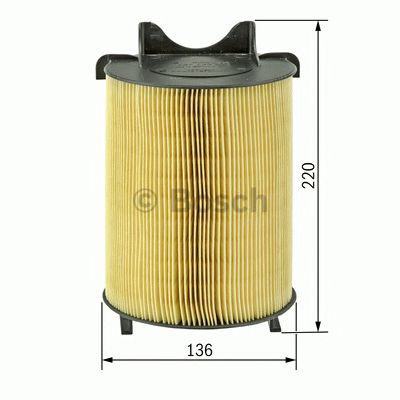 BOSCH 0986626801 -  Воздушный фильтр