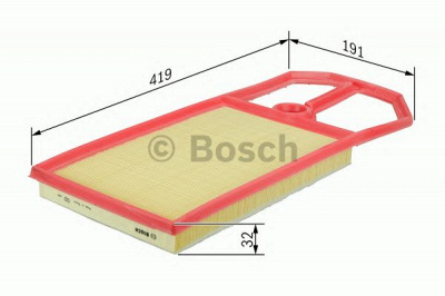 BOSCH 0986626837 -  Фильтр воздушный