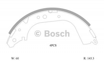 BOSCH 0986ab0085 -  Комплект тормозных колодок