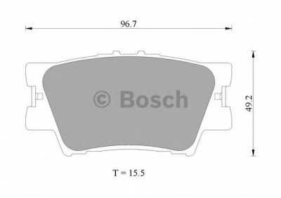BOSCH 0986ab2271 -  Комплект тормозных колодок, дисковый тормоз