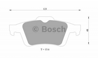 BOSCH 0986ab9212 -  Комплект тормозных колодок, дисковый тормоз