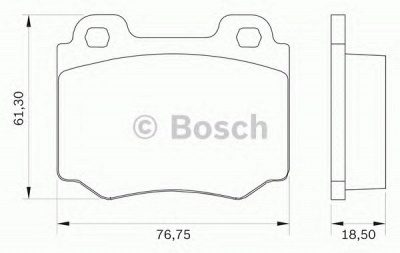 BOSCH 0986bb0031 -  Комплект тормозных колодок, дисковый тормоз
