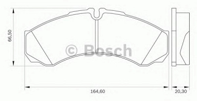 BOSCH 0986bb0180 -  Комплект тормозных колодок, дисковый тормоз