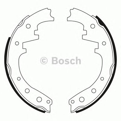 BOSCH 0986bb3502 -  Комплект тормозных колодок