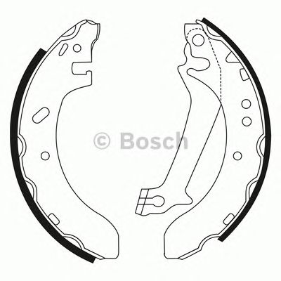 BOSCH 0986bb3505 -  Комплект тормозных колодок