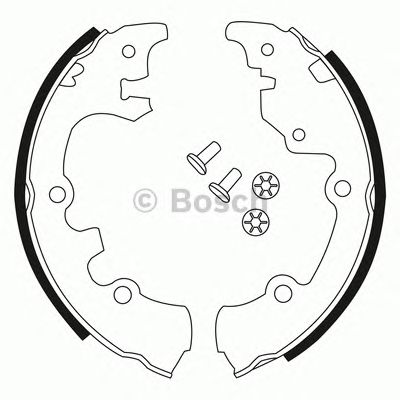 BOSCH 0986bb3507 -  Комплект тормозных колодок