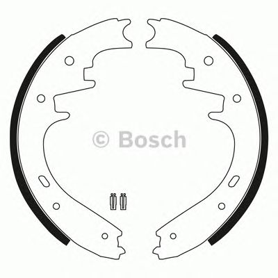 BOSCH 0986bb3511 -  Комплект тормозных колодок