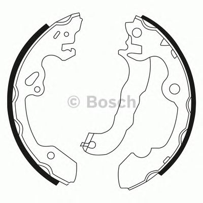 BOSCH 0986bb3512 -  Комплект тормозных колодок