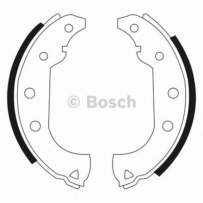 BOSCH 0986bb3514 -  Комплект тормозных колодок