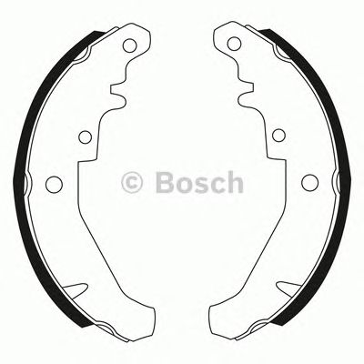 BOSCH 0986bb3516 -  Комплект тормозных колодок