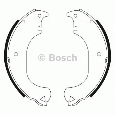 BOSCH 0986bb3521 -  Комплект тормозных колодок