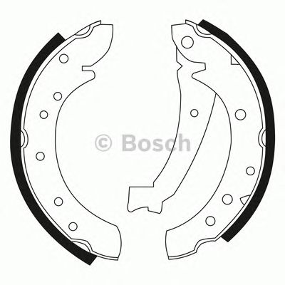 BOSCH 0986bb3524 -  Комплект тормозных колодок