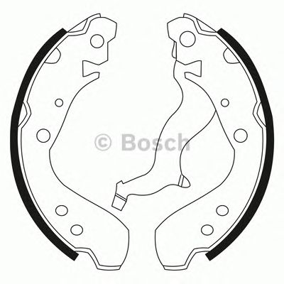 BOSCH 0986bb3526 - Комплект тормозных колодок
