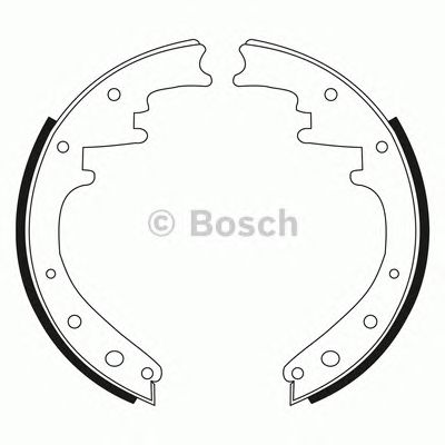 BOSCH 0986bb3530 -  Комплект тормозных колодок