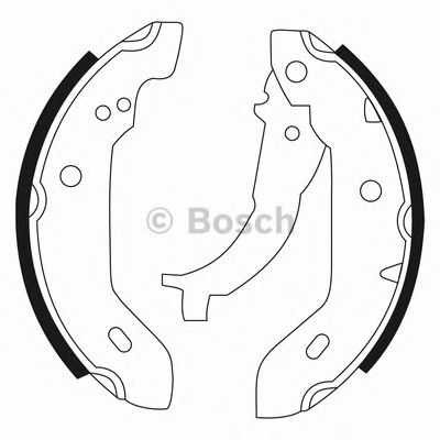 BOSCH 0986bb3531 -  Комплект тормозных колодок