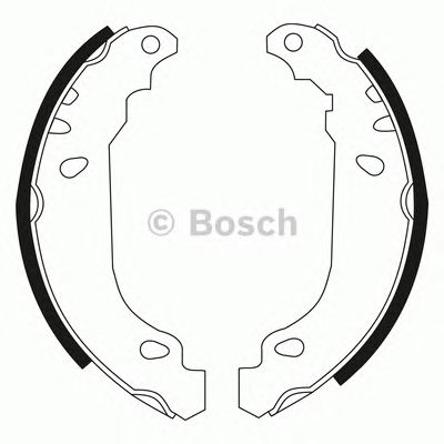 BOSCH 0986bb3535 -  Комплект тормозных колодок