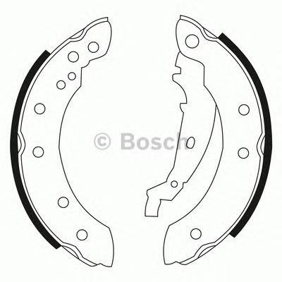 BOSCH 0986bb3536 -  Комплект тормозных колодок
