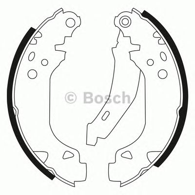 BOSCH 0986bb3538 -  Комплект тормозных колодок