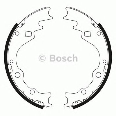 BOSCH 0986bb3545 -  Комплект тормозных колодок