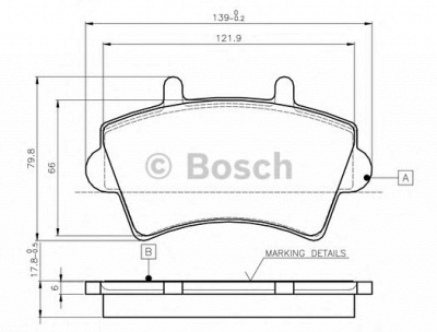 BOSCH 0986tb2392 -  Комплект тормозных колодок, дисковый тормоз