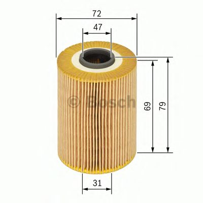 BOSCH 1457429262 -  Масляный фильтр