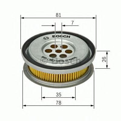 BOSCH 1457429416 -  Гидрофильтр, рулевое управление