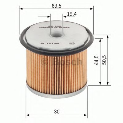 BOSCH 1457429657 -  Топливный фильтр