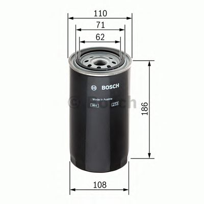 BOSCH 1457429681 -  Топливный фильтр