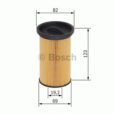 BOSCH 1457431708 -  Топливный фильтр