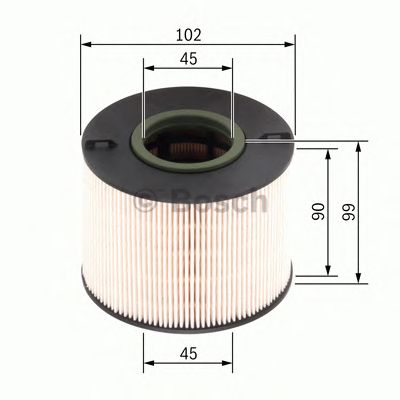 BOSCH 1457431729 -  Топливный фильтр