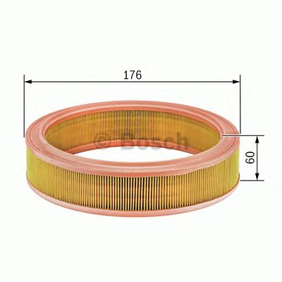 BOSCH 1457432122 -  Воздушный фильтр