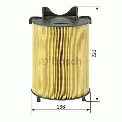 BOSCH 1457433576 -  Воздушный фильтр