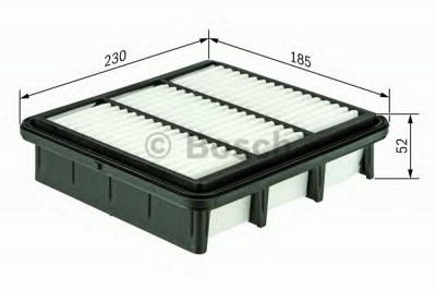 BOSCH 1457433968 -  Воздушный фильтр