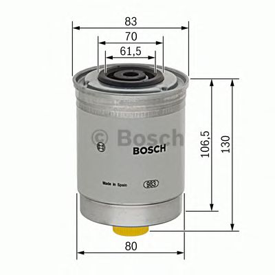 BOSCH 1457434103 -  Топливный фильтр