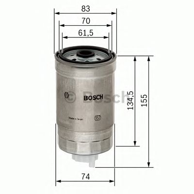 BOSCH 1457434105 -  Топливный фильтр