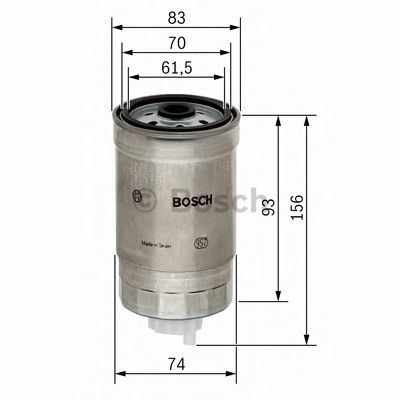 BOSCH 1457434106 -  Топливный фильтр