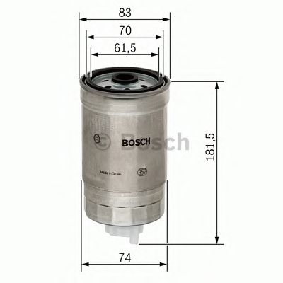 BOSCH 1457434150 -  Топливный фильтр